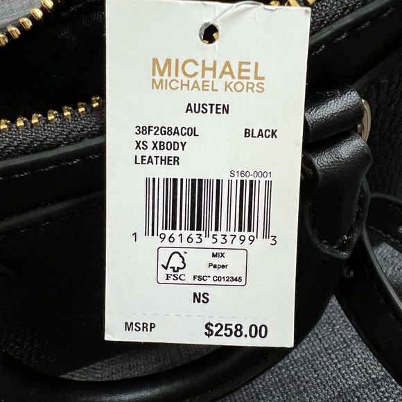 NWT MICHAEL KORS AUSTEN XSMALL CROSSBODY SATCHEL SHOULDER BAG - Picture 8 of 11